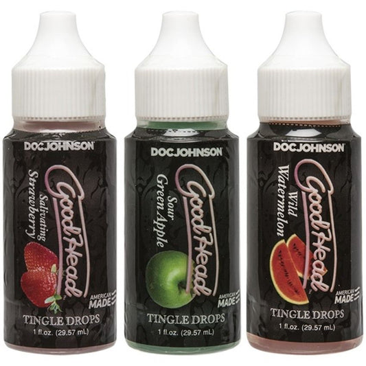 Doc Johnson - GoodHead Tingle Drops Wild Watermelon, Sour Green Apple, Sali