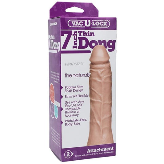 Doc Johnson - VacULock Thin Dong The Naturals - Vanilla