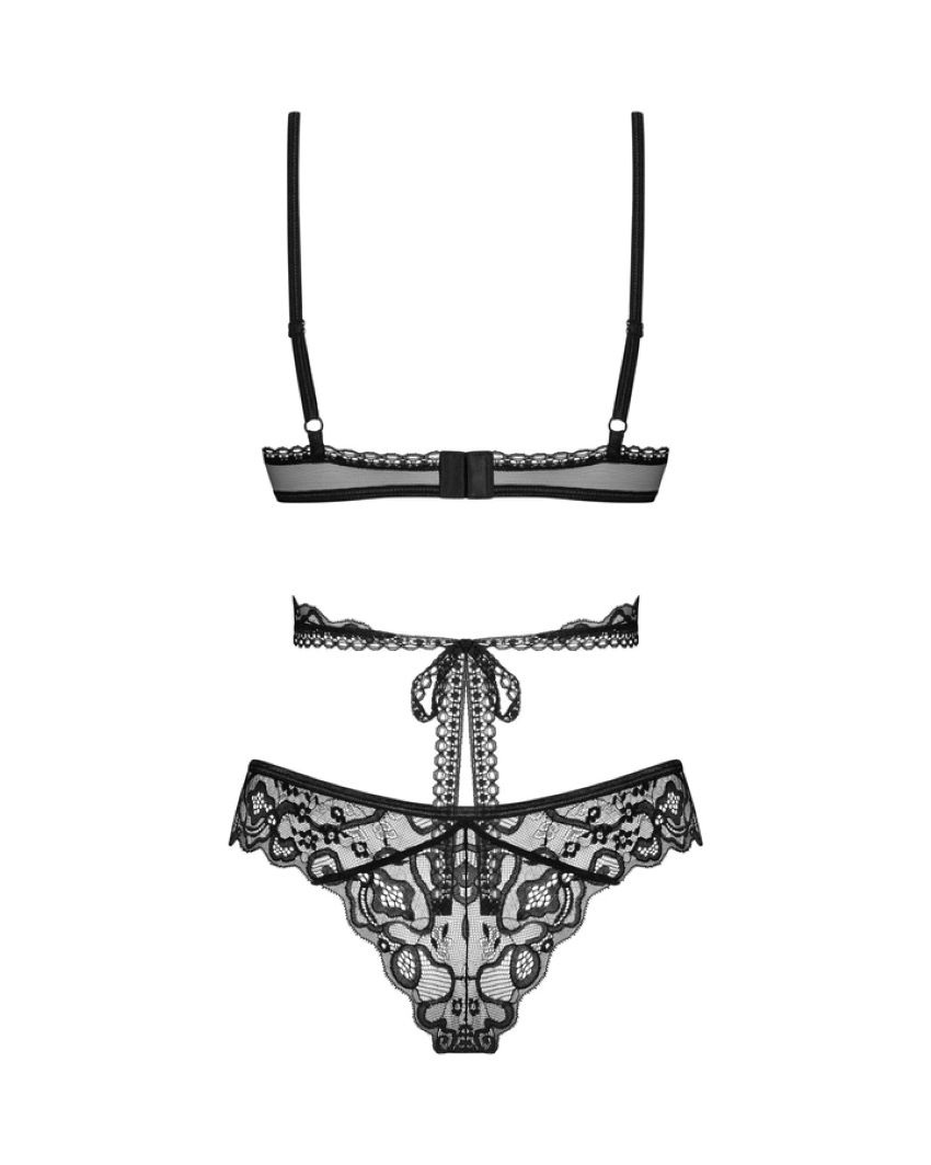 Obsessive - Blomentis Two-Piece Set - Black