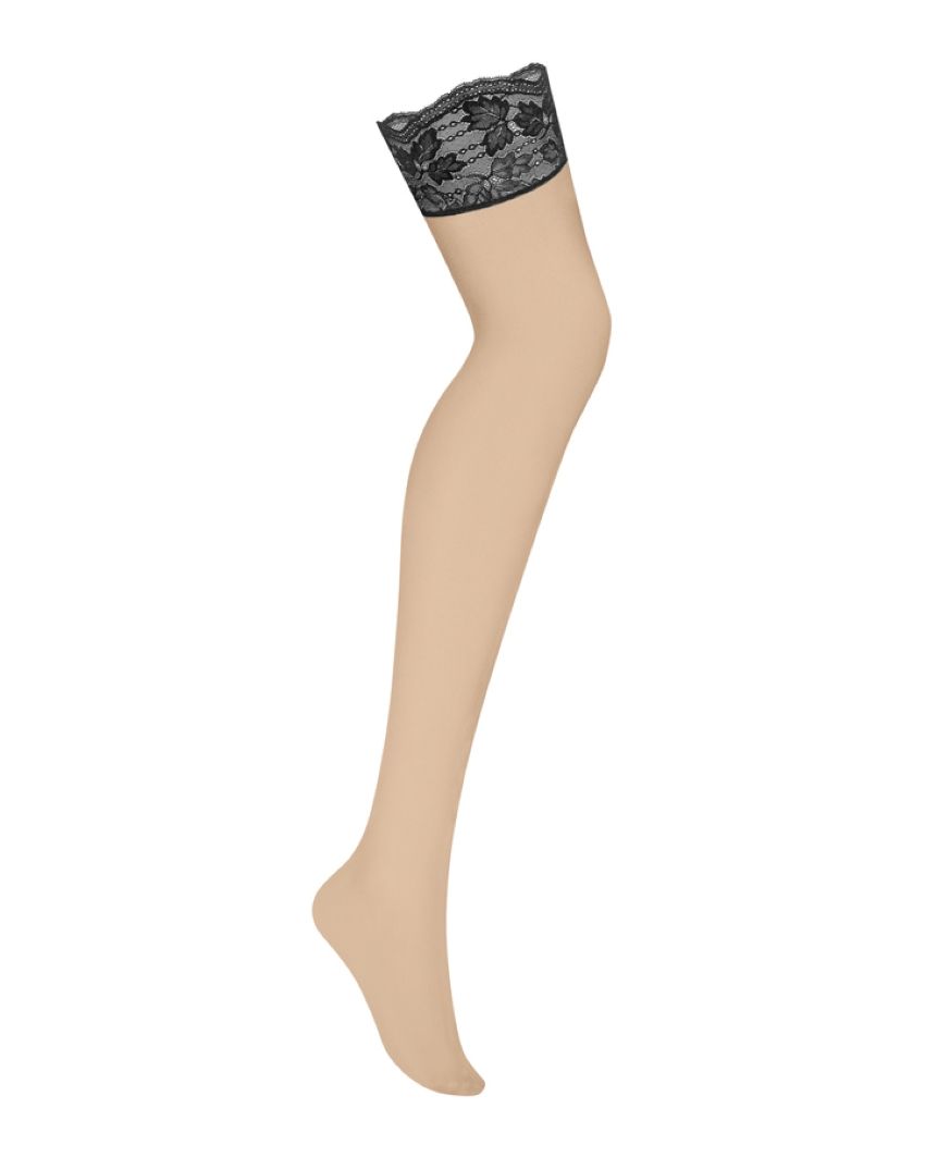 Obsessive - Nutris Stockings - Black – Suspender Belt