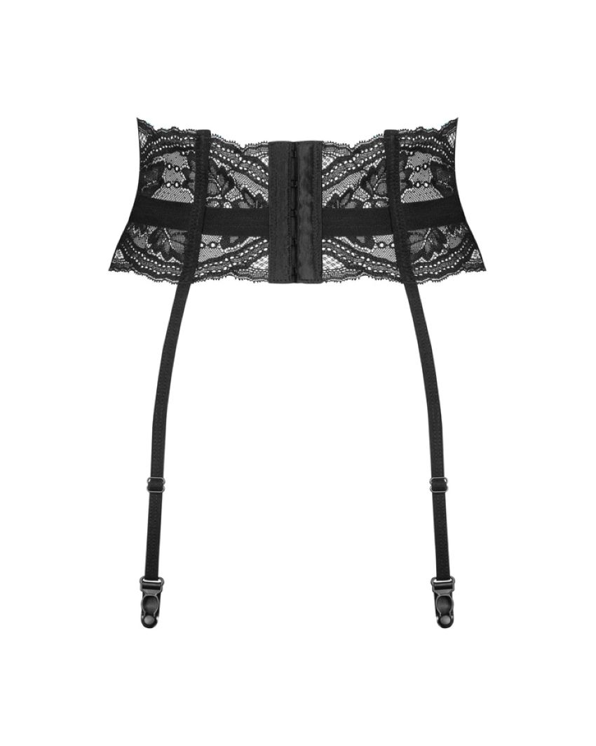 Obsessive - Nutris Garter Belt - Black – Suspender Belt