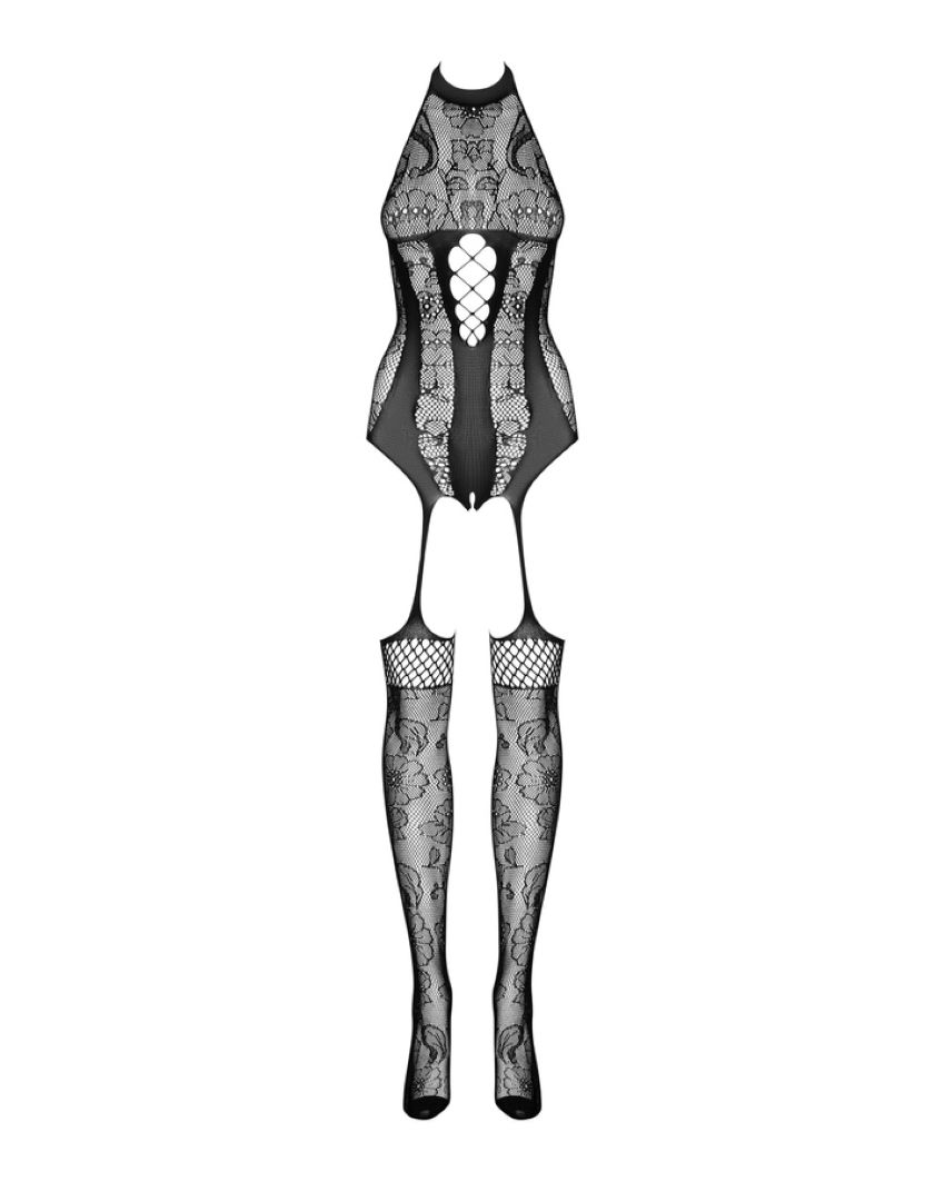 Obsessive - Bodystocking F240 - Black – Fishnet Bodystocking