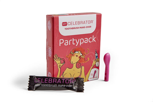My Celebrator - Toothbrush Makeover Ten-Piece Party Pack - Pink