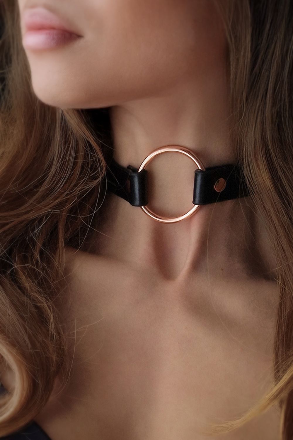 Rosy Gold - Choker - Black