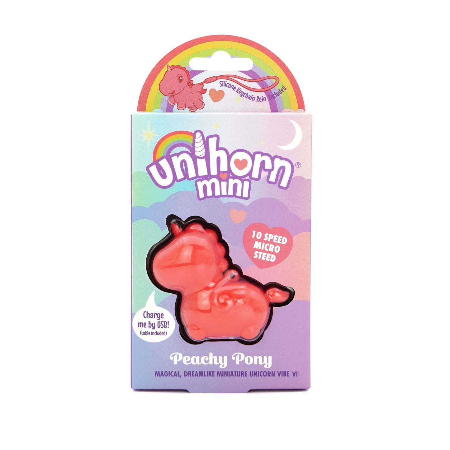 Unihorn - Mini Peachy Pony Vibrator – Mini Vibrator