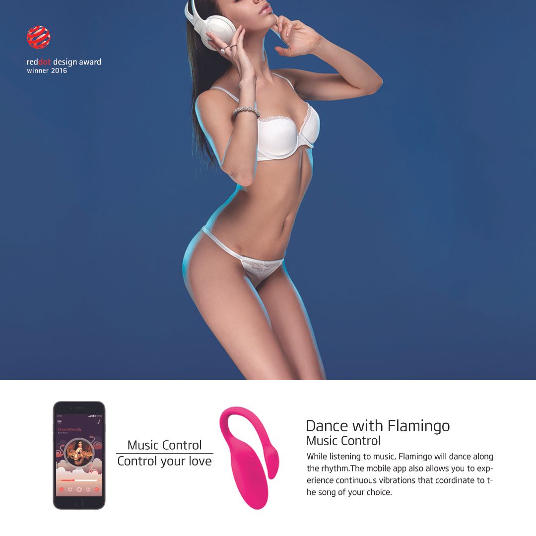 Magic Motion - Flamingo Vibrating Egg