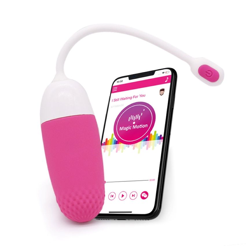 Magic Motion - Vini App-Controlled Vibrating Egg Pink/White