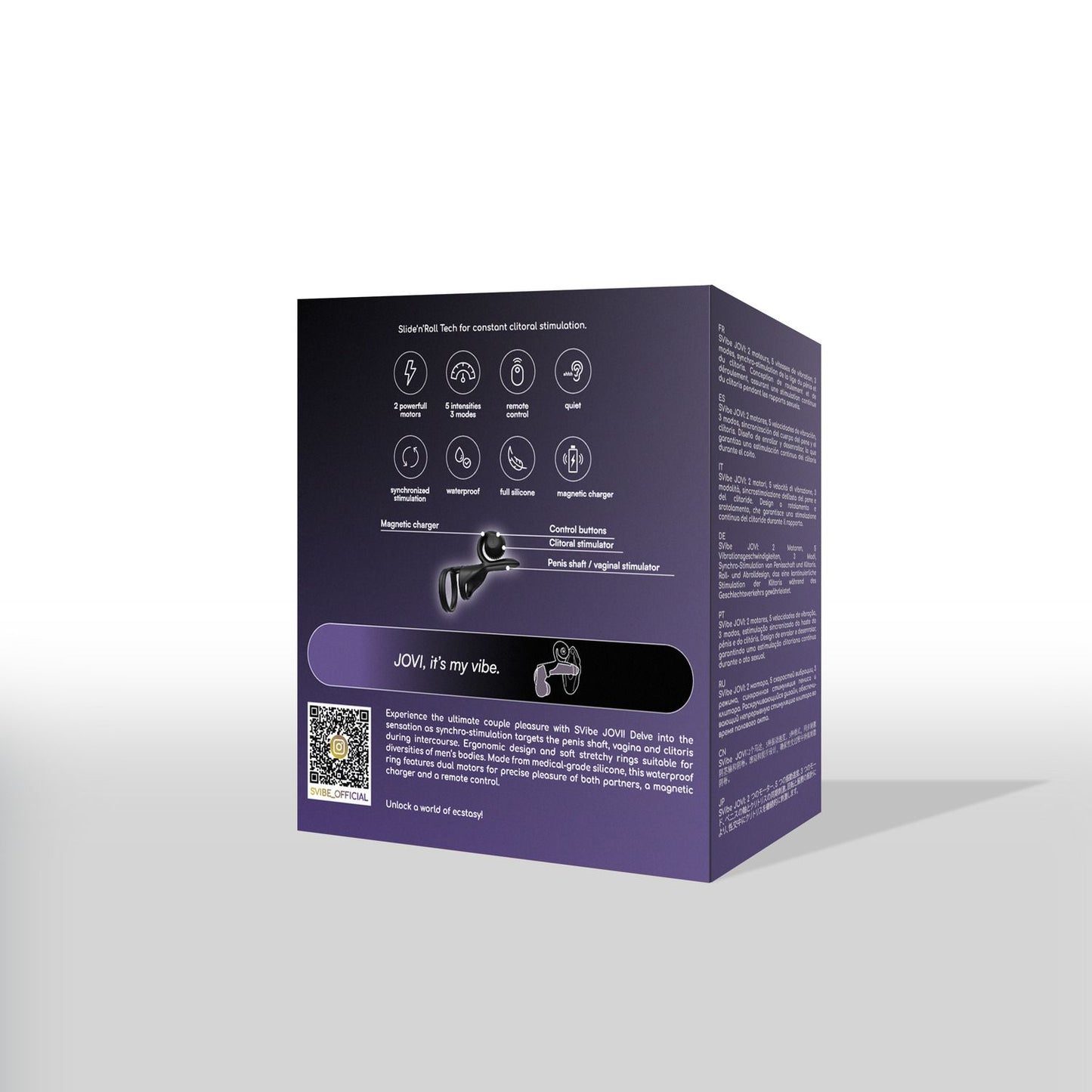 SVibe - Snail Jovi Couples Ring - Black