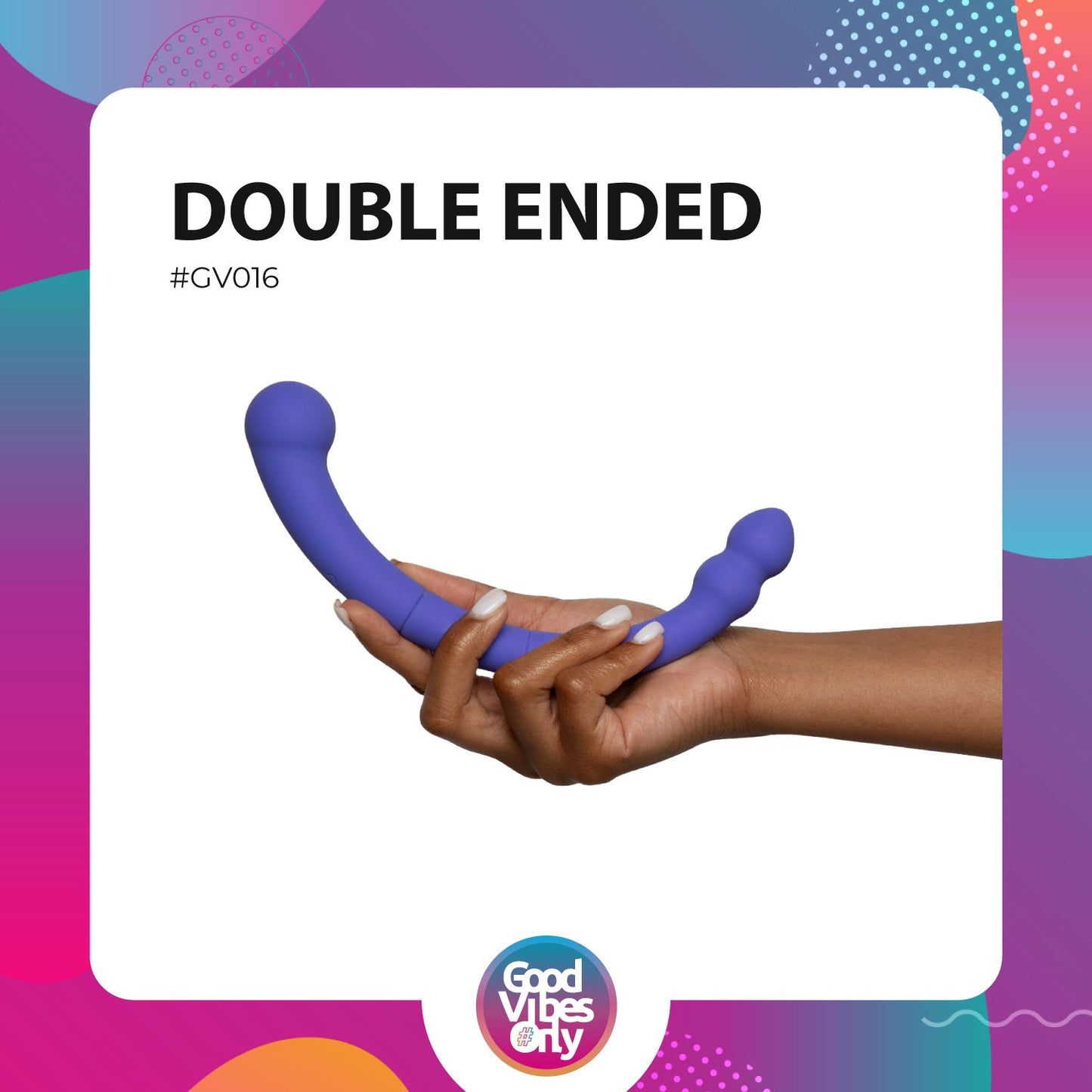 Good Vibes Only - Double End Vibrator Leah - Purple