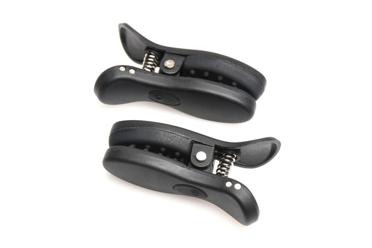 XR Brands - Dark Grip Vibrating Nipple Clamps - Black – Adjustable Nipple Clamps