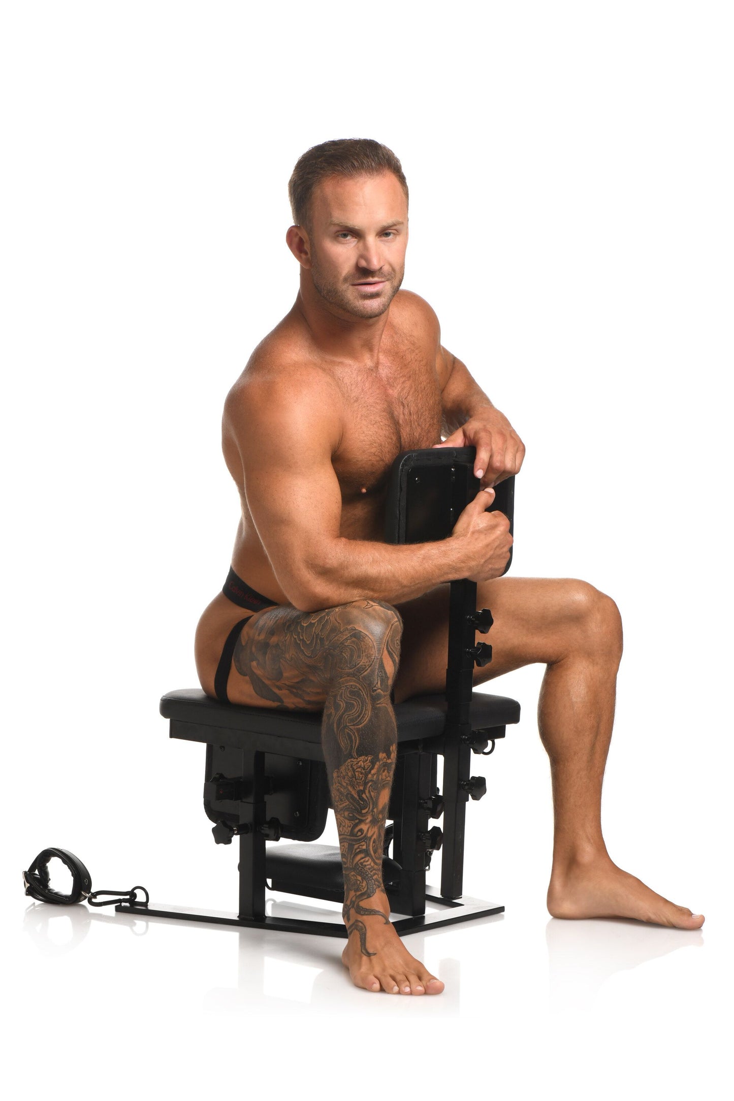 Xr Brands - Pleasure Throne Oral Sex Chair - Black