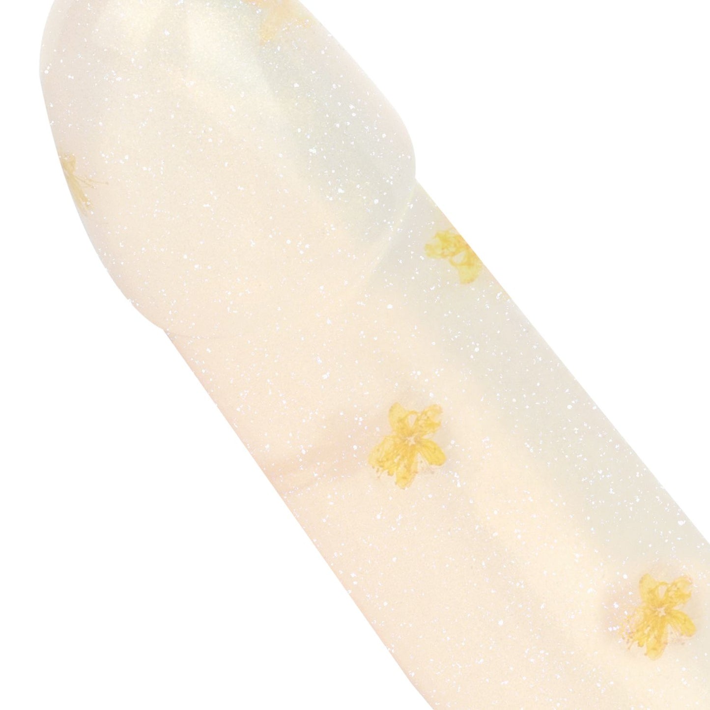 Coleção Dildo - Fantasia Floral - Flores Douradas 15 cm