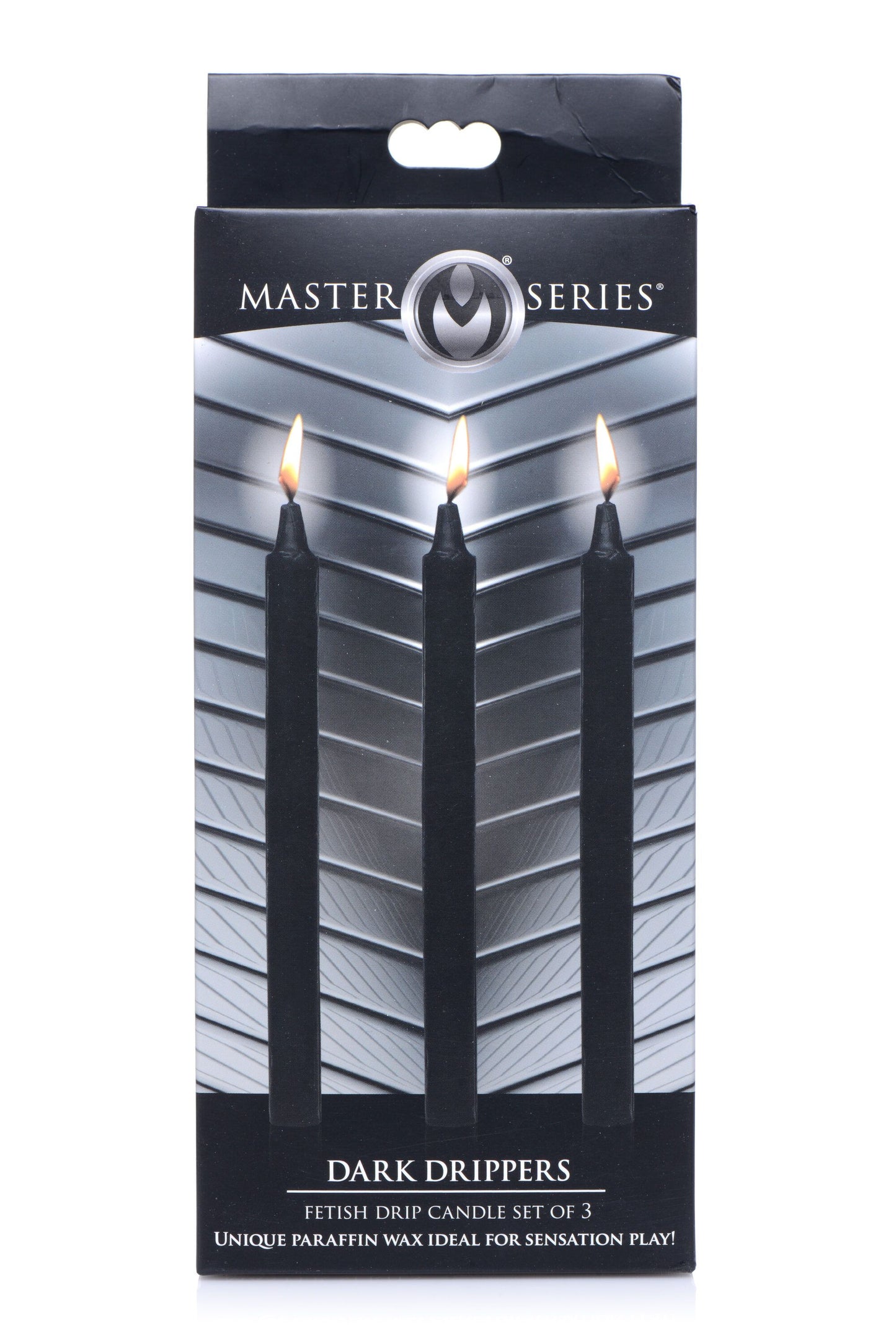 XR Brands - Velas de Gotejamento de Fetish Dark Drippers - Preto
