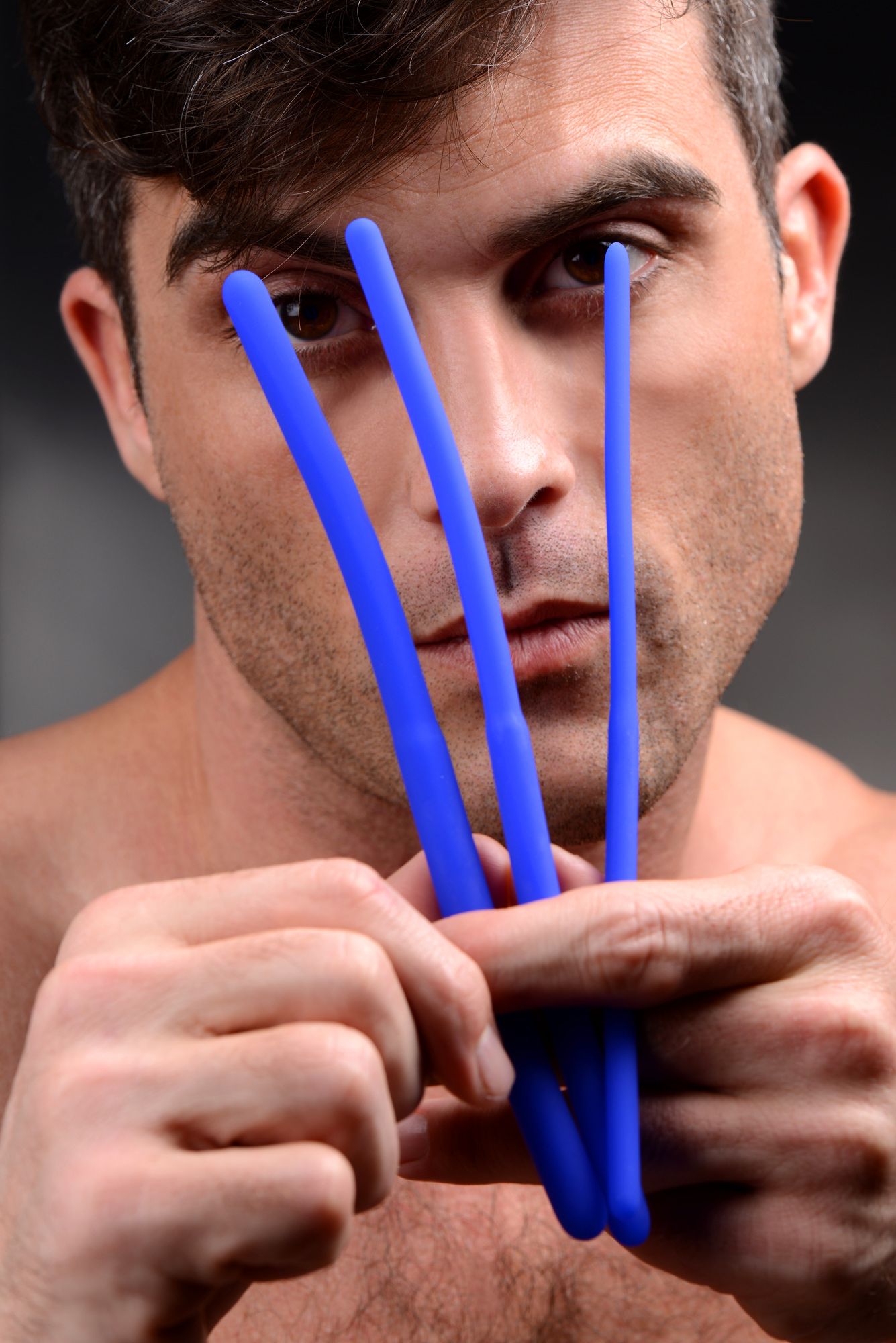 Master Series - Invasion Silicone Urethral Sound Trainer Set - Blue