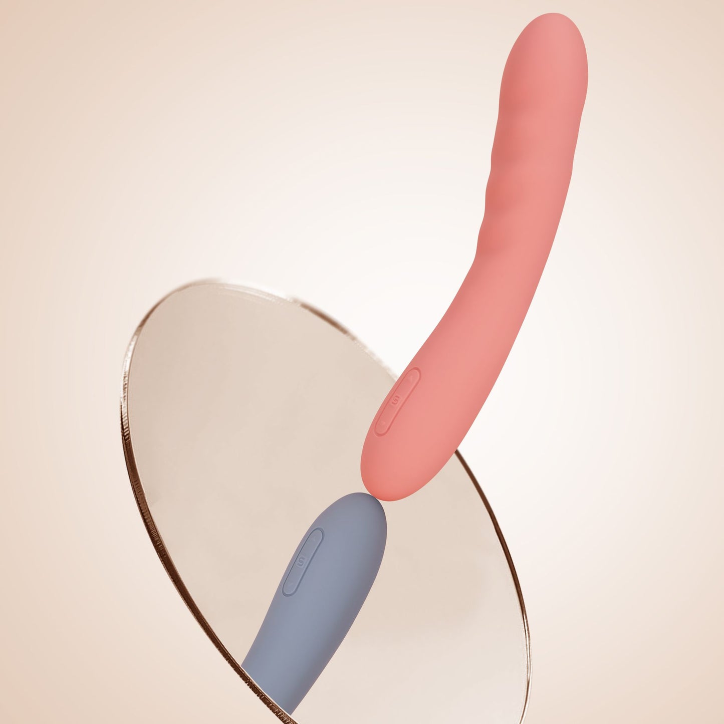 SVAKOM - Ava Neo Interactive Thrusting Vibrator - Peach – Clitoral Vibrator