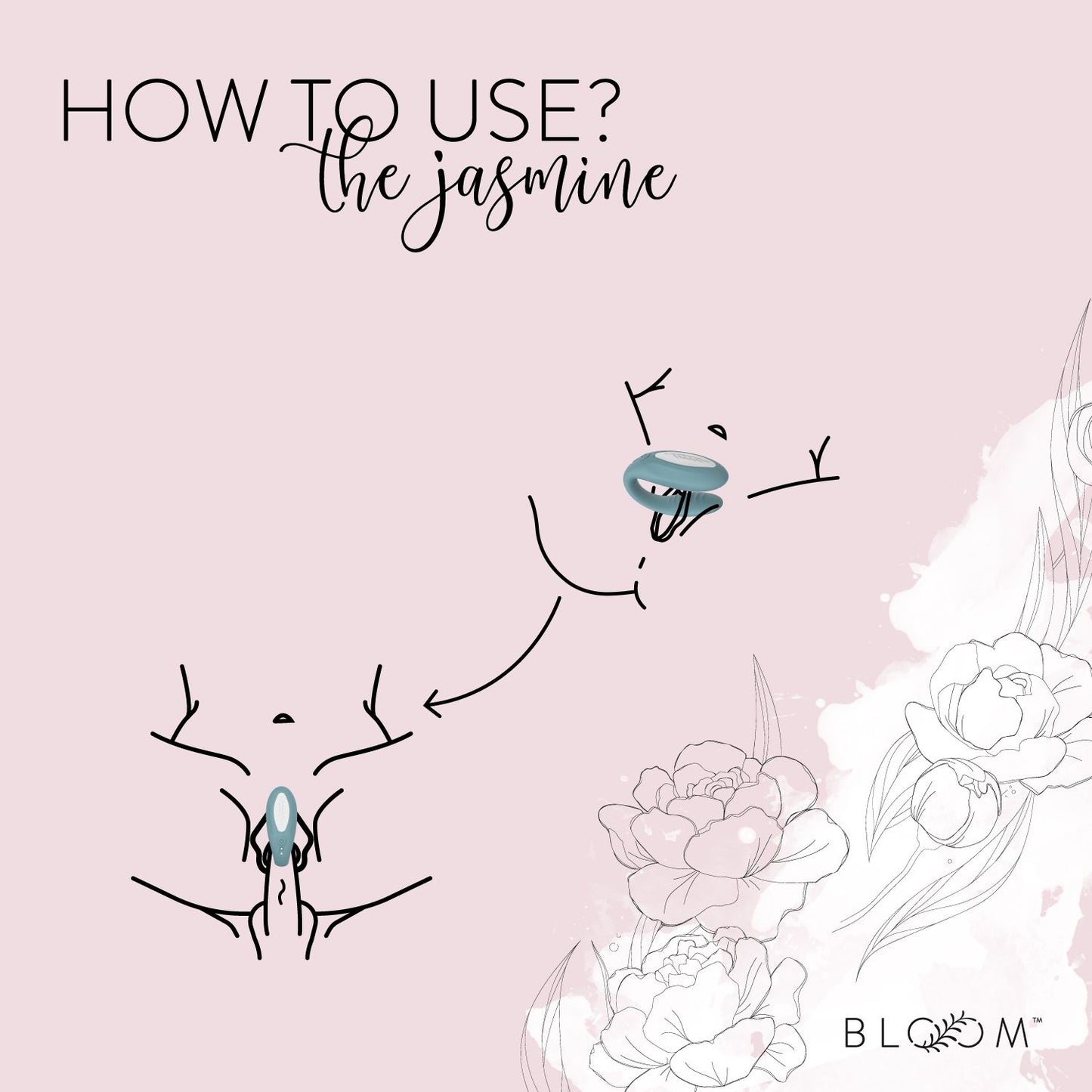 Bloom - The Jasmine C-Shape Vibrator - Green