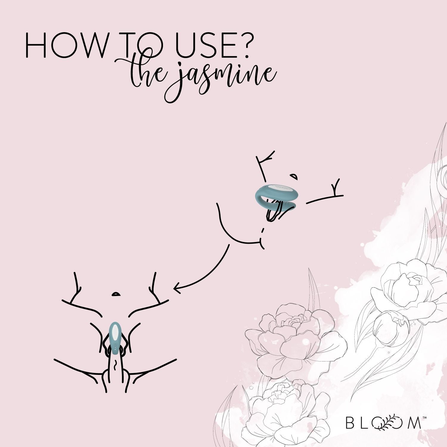Bloom - The Jasmine C-Shape Vibrator - Green