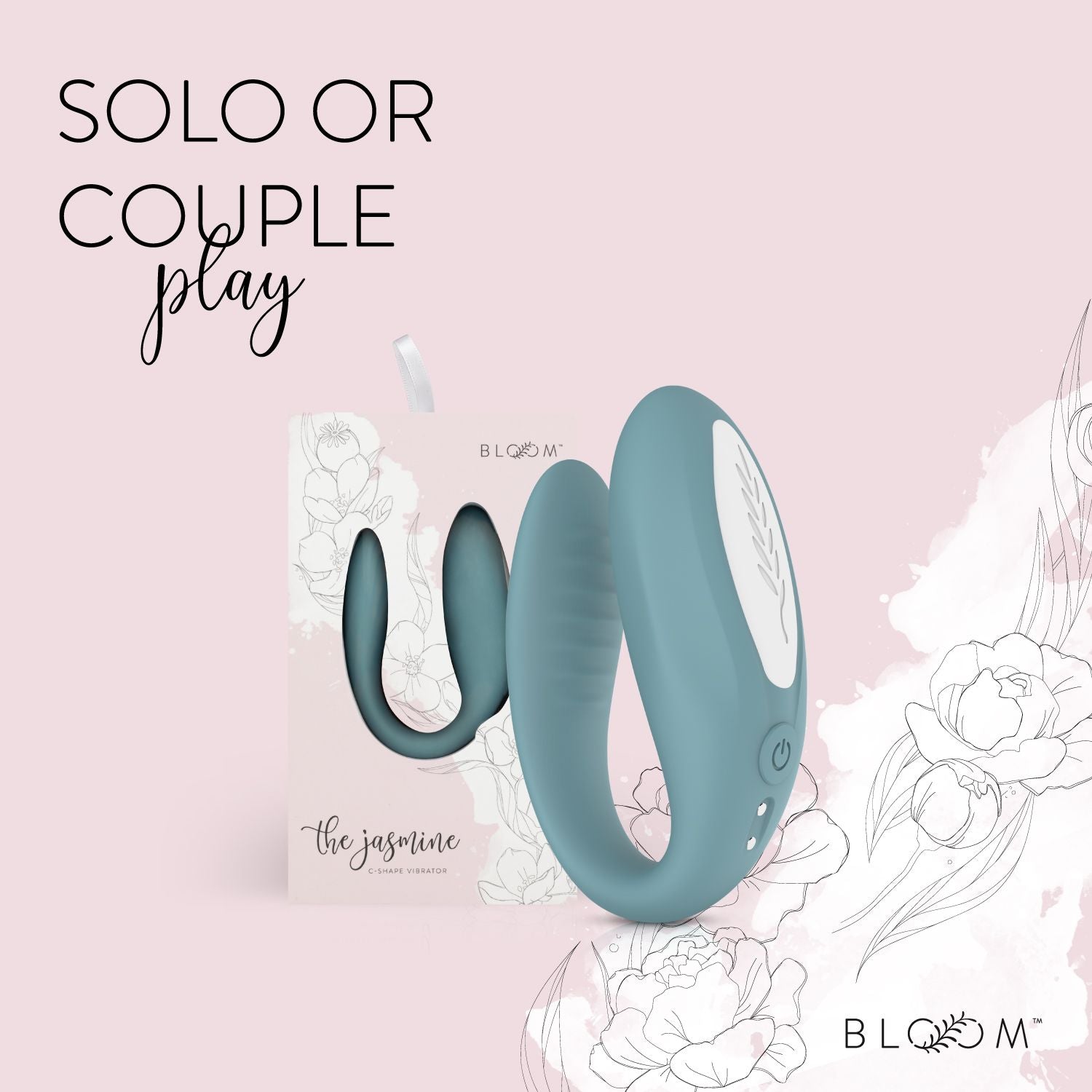 Bloom - The Jasmine C-Shape Vibrator - Green