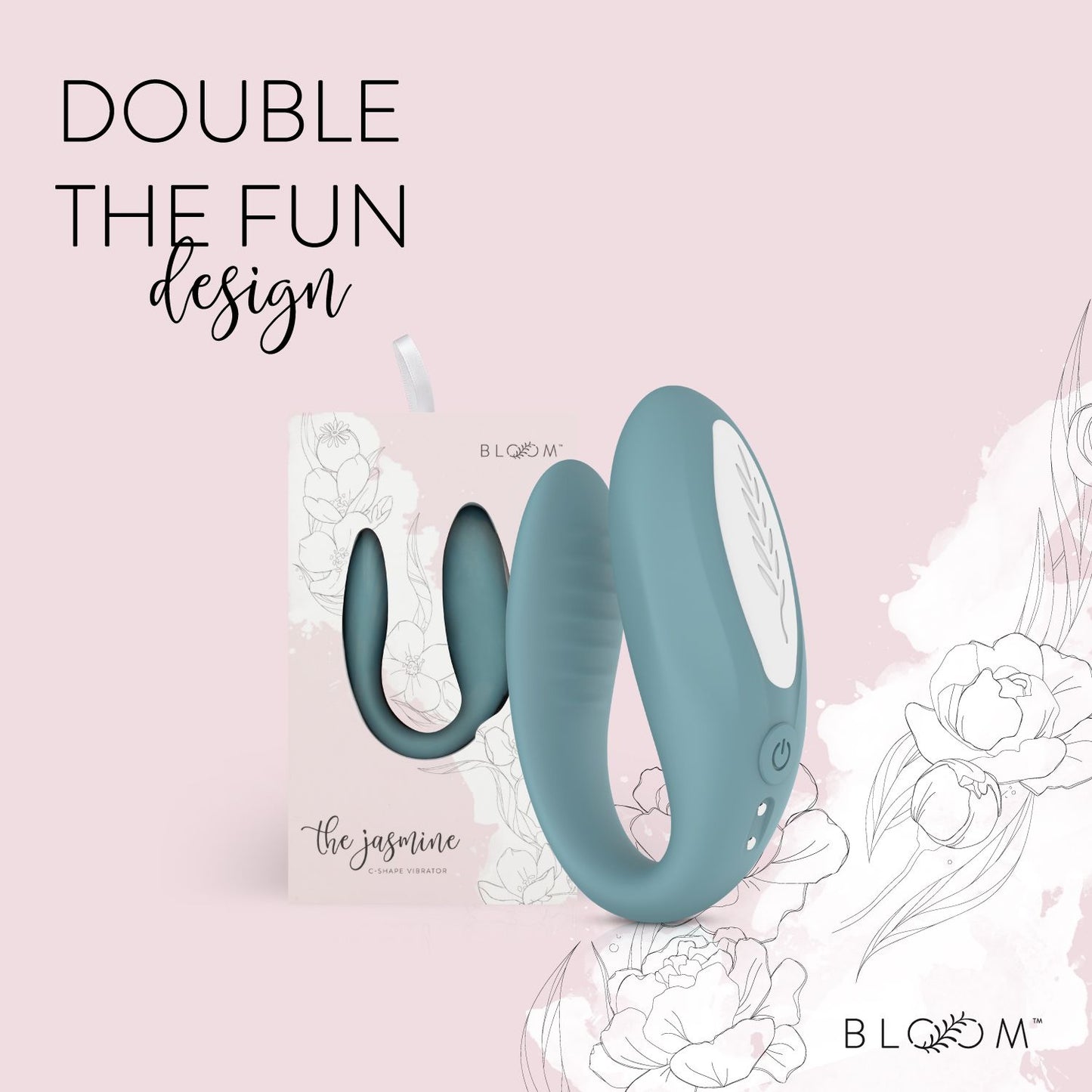 Bloom - The Jasmine C-Shape Vibrator - Green