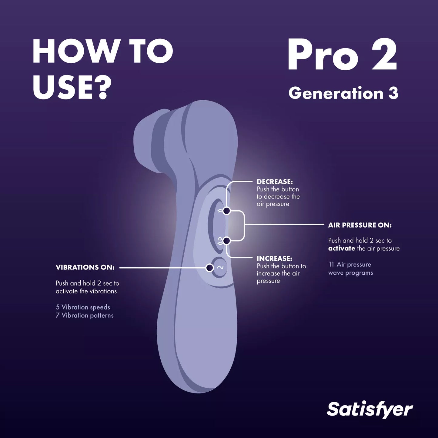 Satisfyer Pro 2 Generation 3 - Lilac