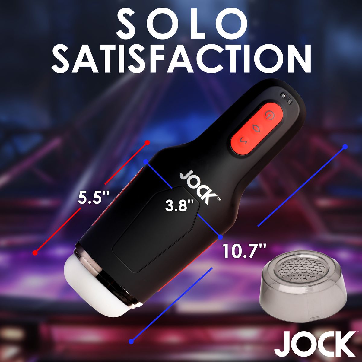 JOCK - Masturbador Recarregável com Sucção e Vibração