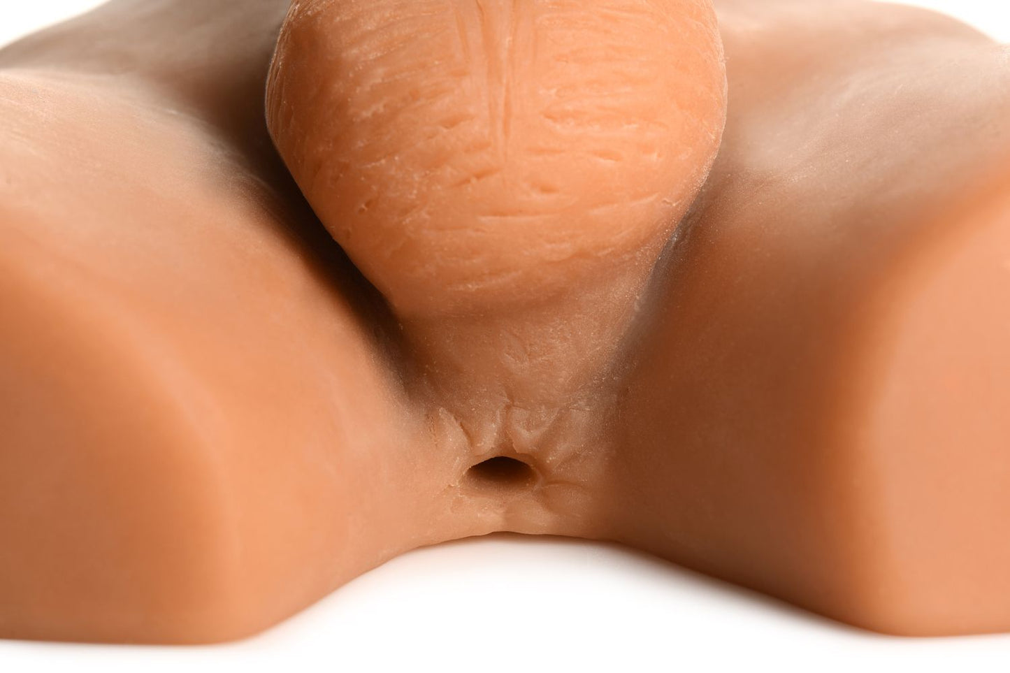 Jock - Ass Masturbator with Posable Dildo - Medium Tone – Realistic Dildo