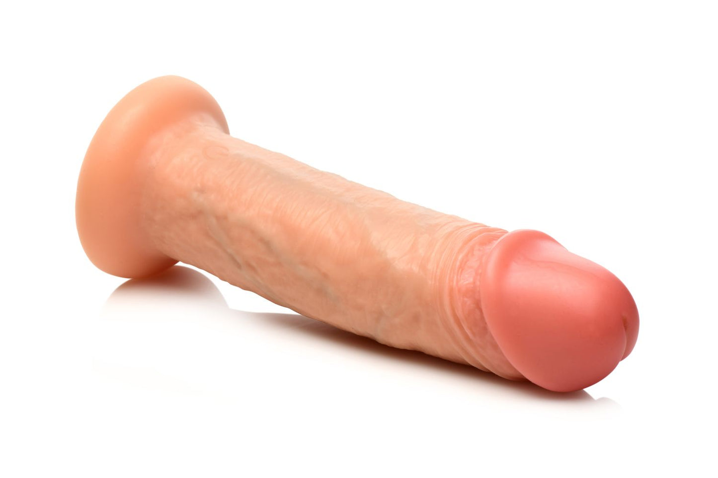 Jock - Real Skin Vibrating Dildo - 8" & Light Skin – Realistic Dildo