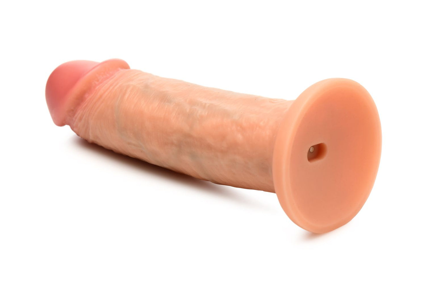Jock - Real Skin Vibrating Dildo - 8" & Light Skin – Realistic Dildo