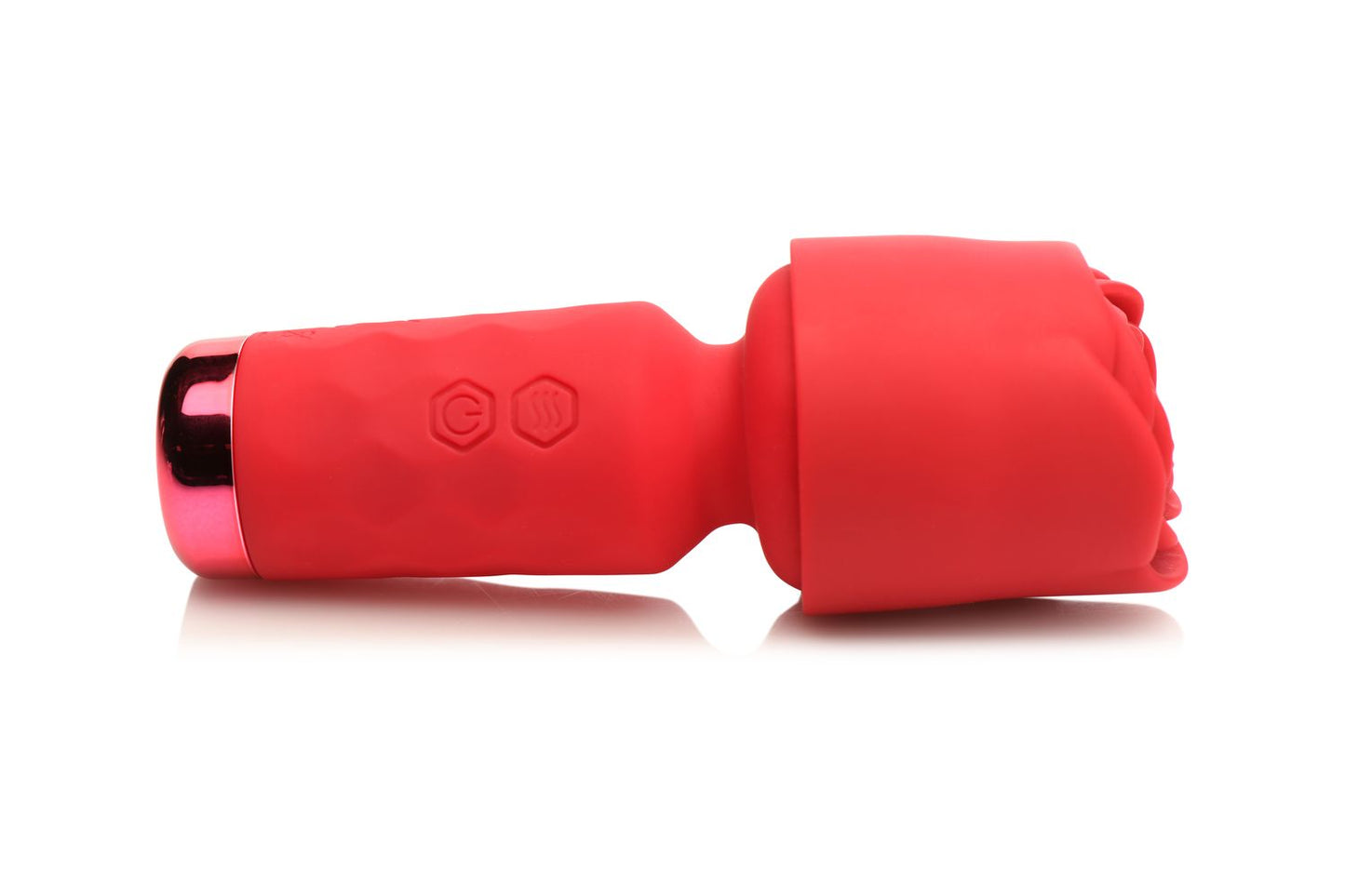 Bloomgasm - Pleasure Rose Mini Wand Vibrator - Red – Powerful Wand Vibrator