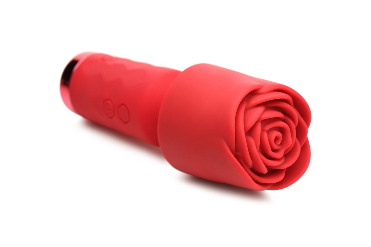 Bloomgasm - Pleasure Rose Mini Wand Vibrator - Red – Powerful Wand Vibrator