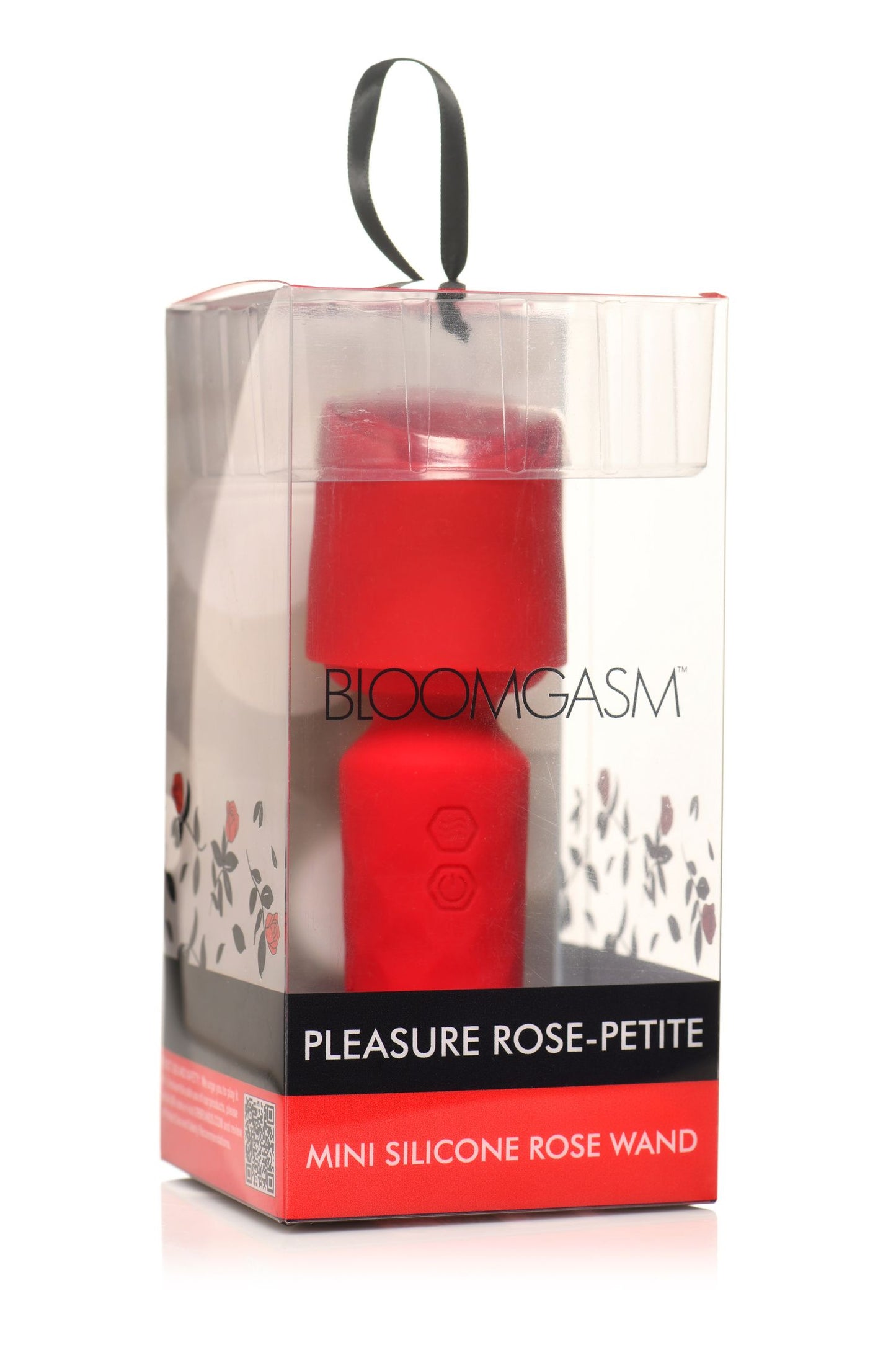 Bloomgasm - Pleasure Rose Mini Wand Vibrator - Red – Powerful Wand Vibrator