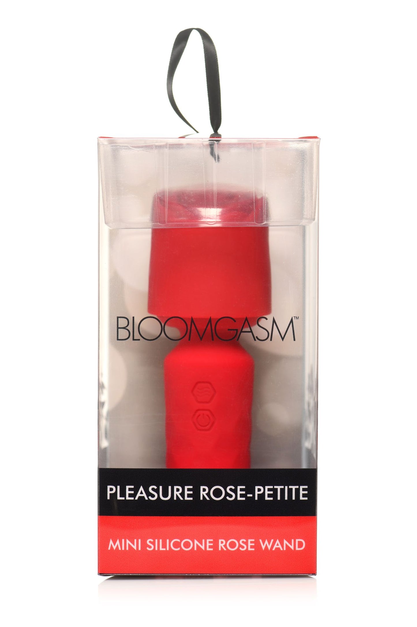 Bloomgasm - Pleasure Rose Mini Wand Vibrator - Red – Powerful Wand Vibrator