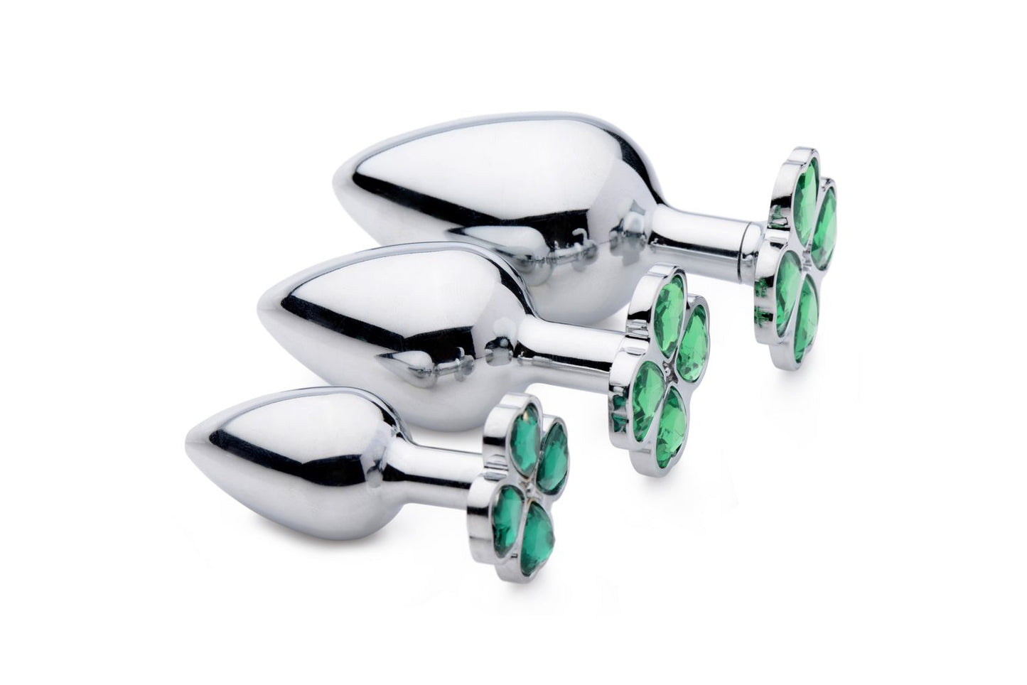 Booty Sparks - Lucky Clover Anal Plug - Medium Green