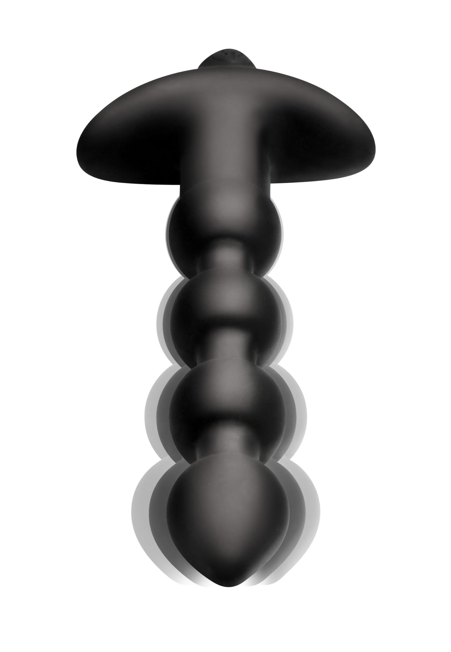 Bang! - 28x Remote Control Vibrating Silicone Anal Beads - Black
