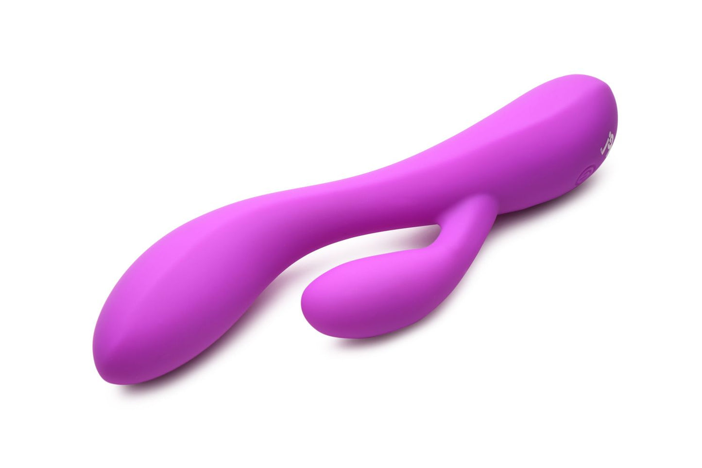 BANG! - Vibrador de Coelho Flexível com Estimulação Dupla - Roxo