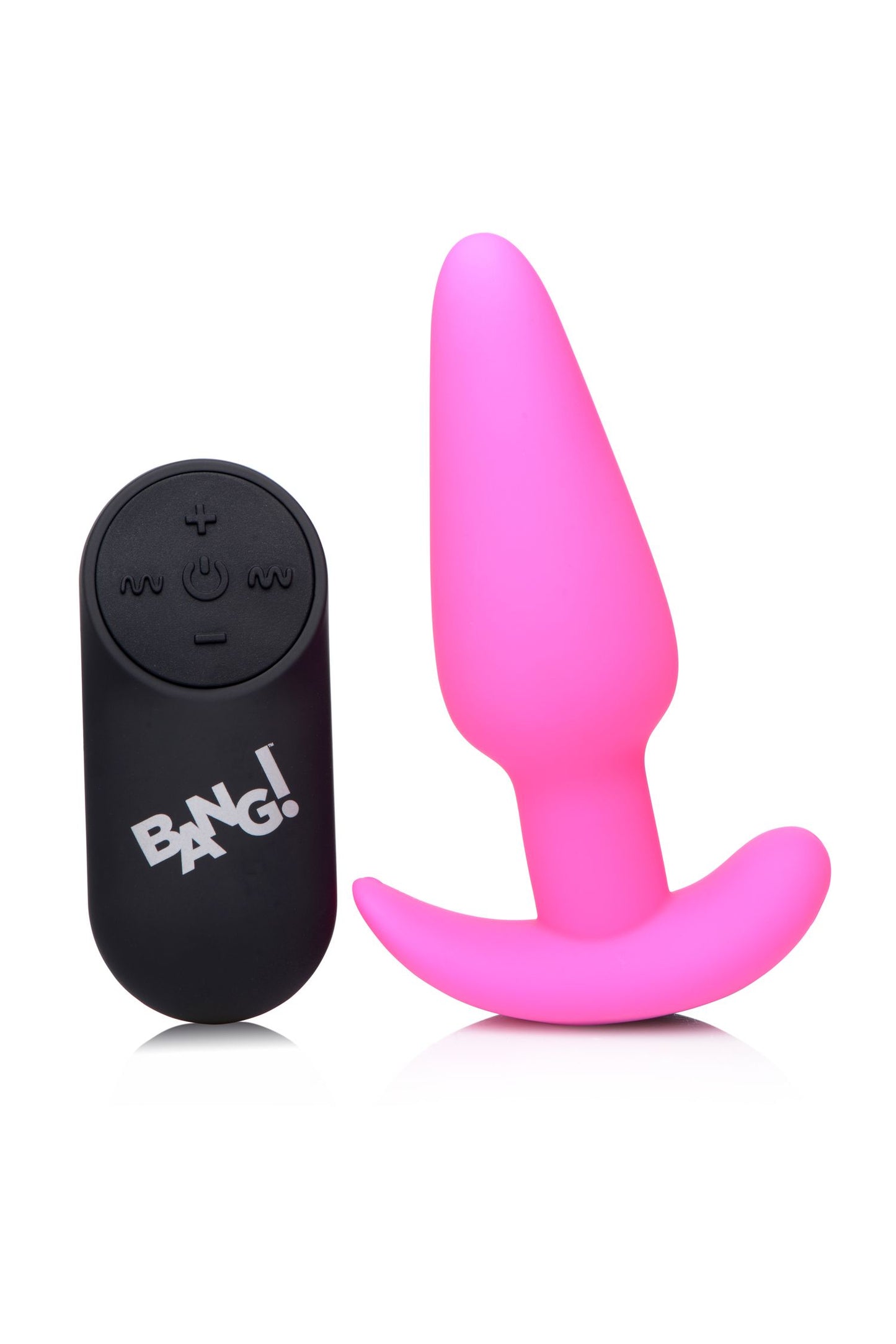 Bang! - Vibrating Butt Plug with Remote Control - Pink – Remote Control Vibrating Butt Plug