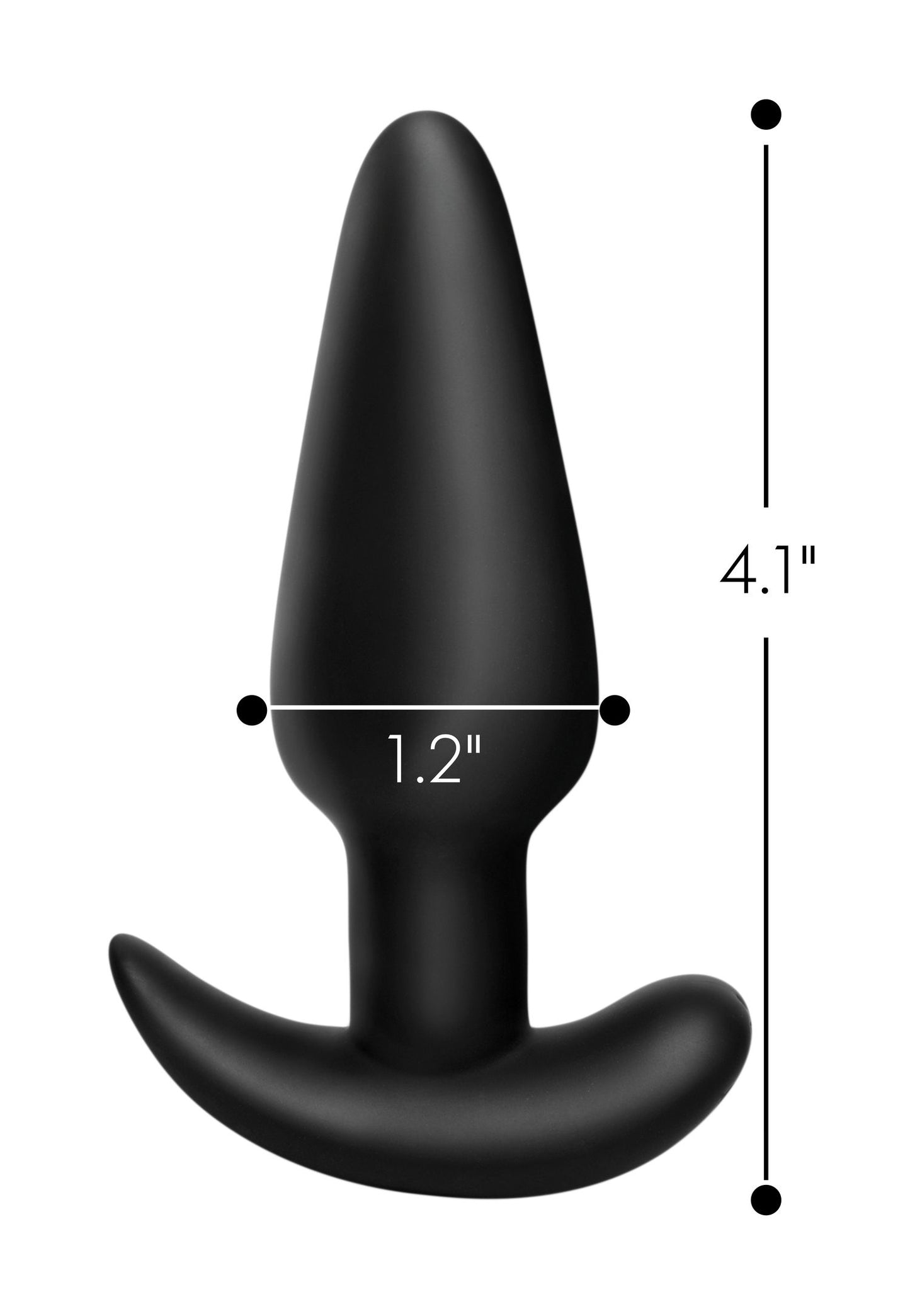 BANG! - Vibrador Anal com Controlo Remoto - Preto