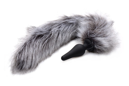 Tailz - Grey Wolf Tail Plug & Ears Set