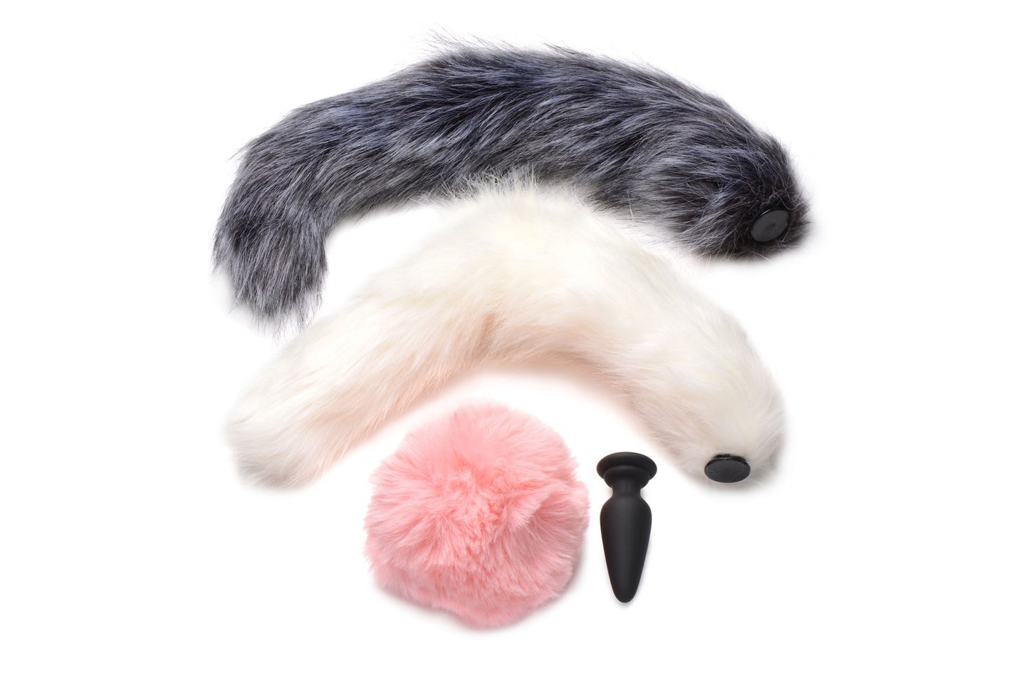 Tailz - Snap - On Anal Plug With 3 Interchangeable Tails