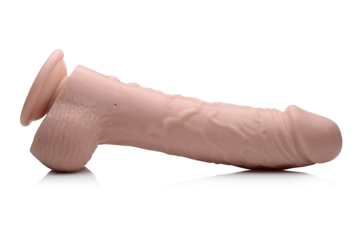 Loadz - Vibrating Squirting Dildo - 8.5 Inch & Light Tone – Vibrating Dildo