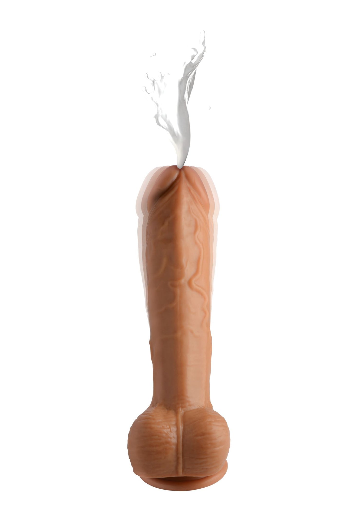 Loadz - Vibrating Squirting Dildo -21,5 cm & Medium Tone – Vibrating Dildo
