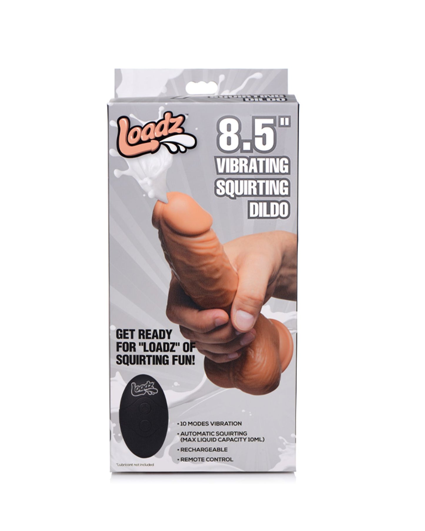 Loadz - Vibrating Squirting Dildo -21,5 cm & Medium Tone – Vibrating Dildo