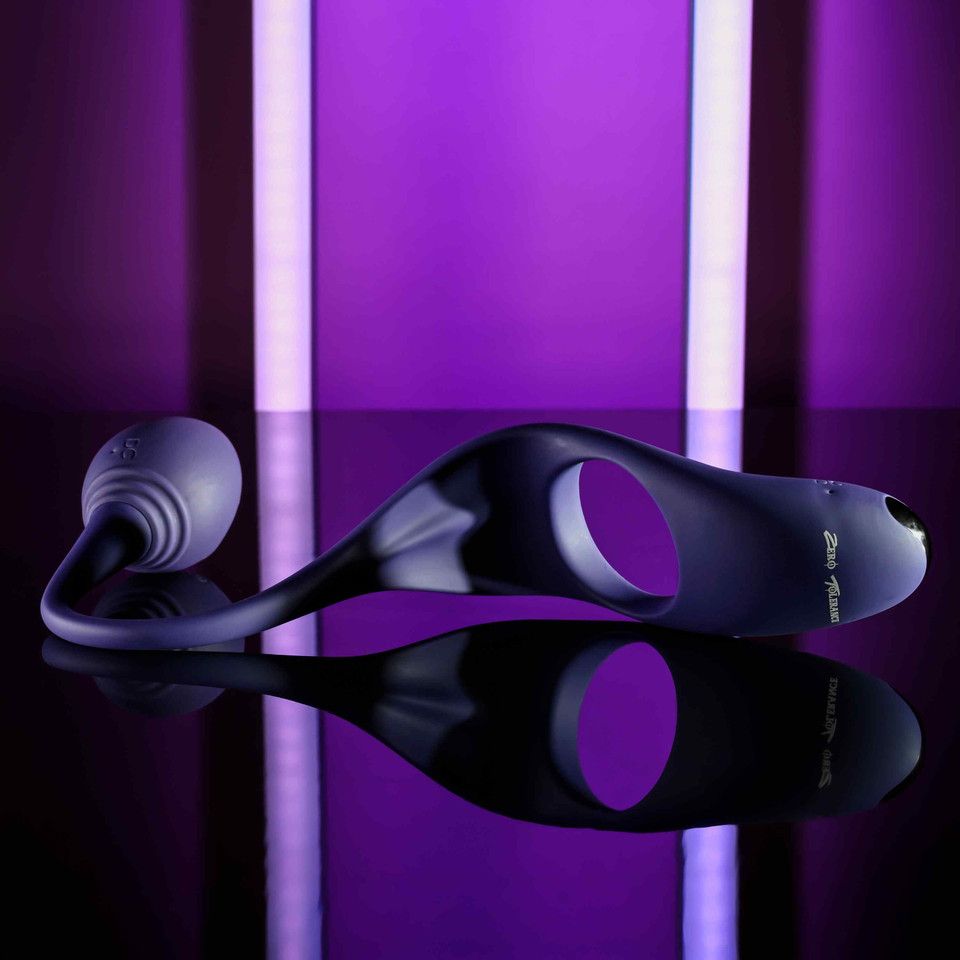 Zero Tolerance - Tip To Tail Vibrating Cock Ring with Butt Plug – Vibrating Butt Plug