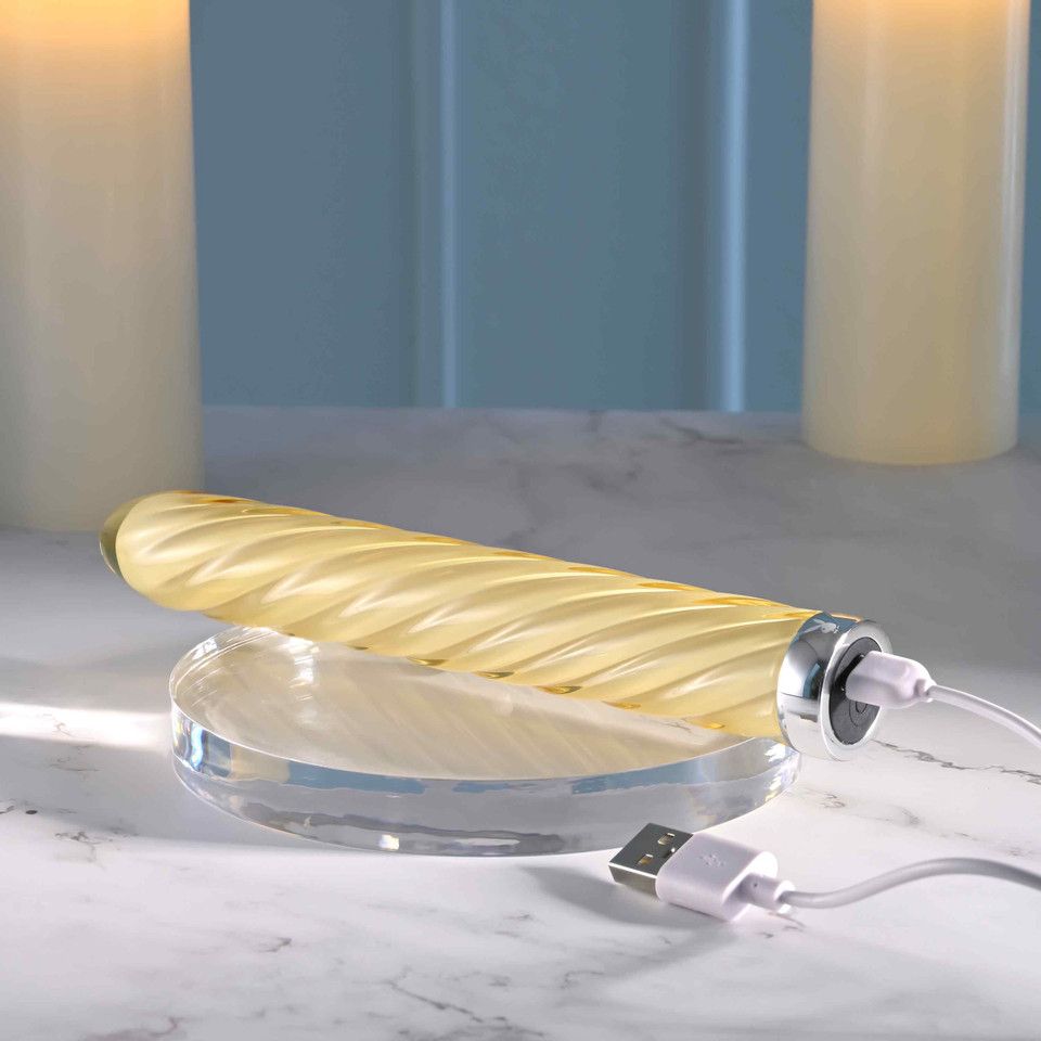 Playboy - Twist of Fate Glass Dildo