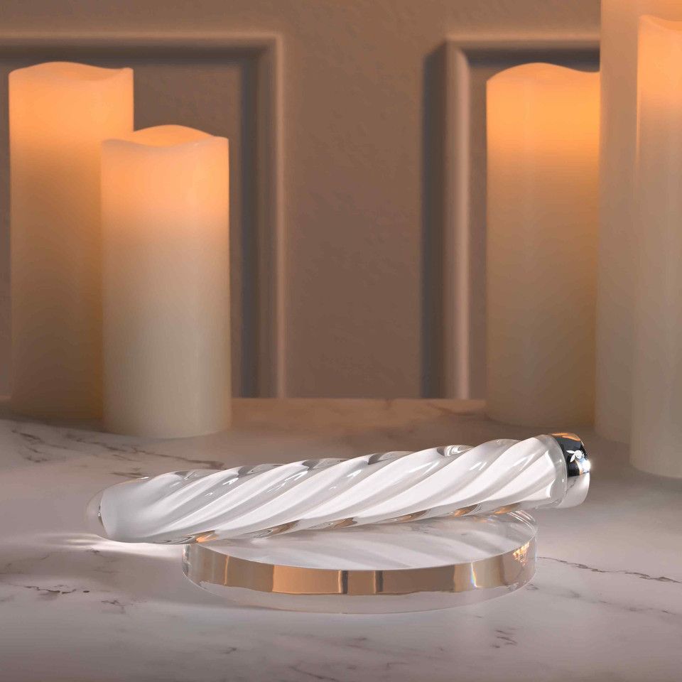 Playboy - Vibrador de Vidro em Espiral