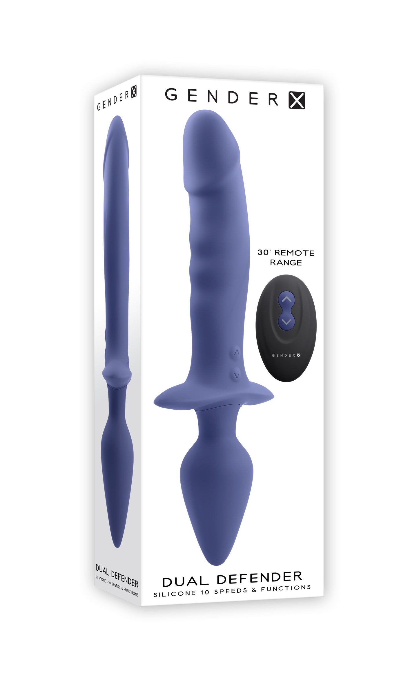 Género X - Vibrador de Dupla Ponta Dual Defender - 26 cm