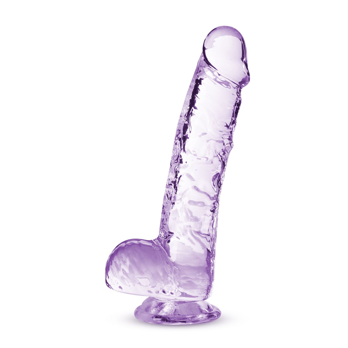 B Yours - Naturally Yours Crystalline Dildo Amethyst – Suction Cup Dildo