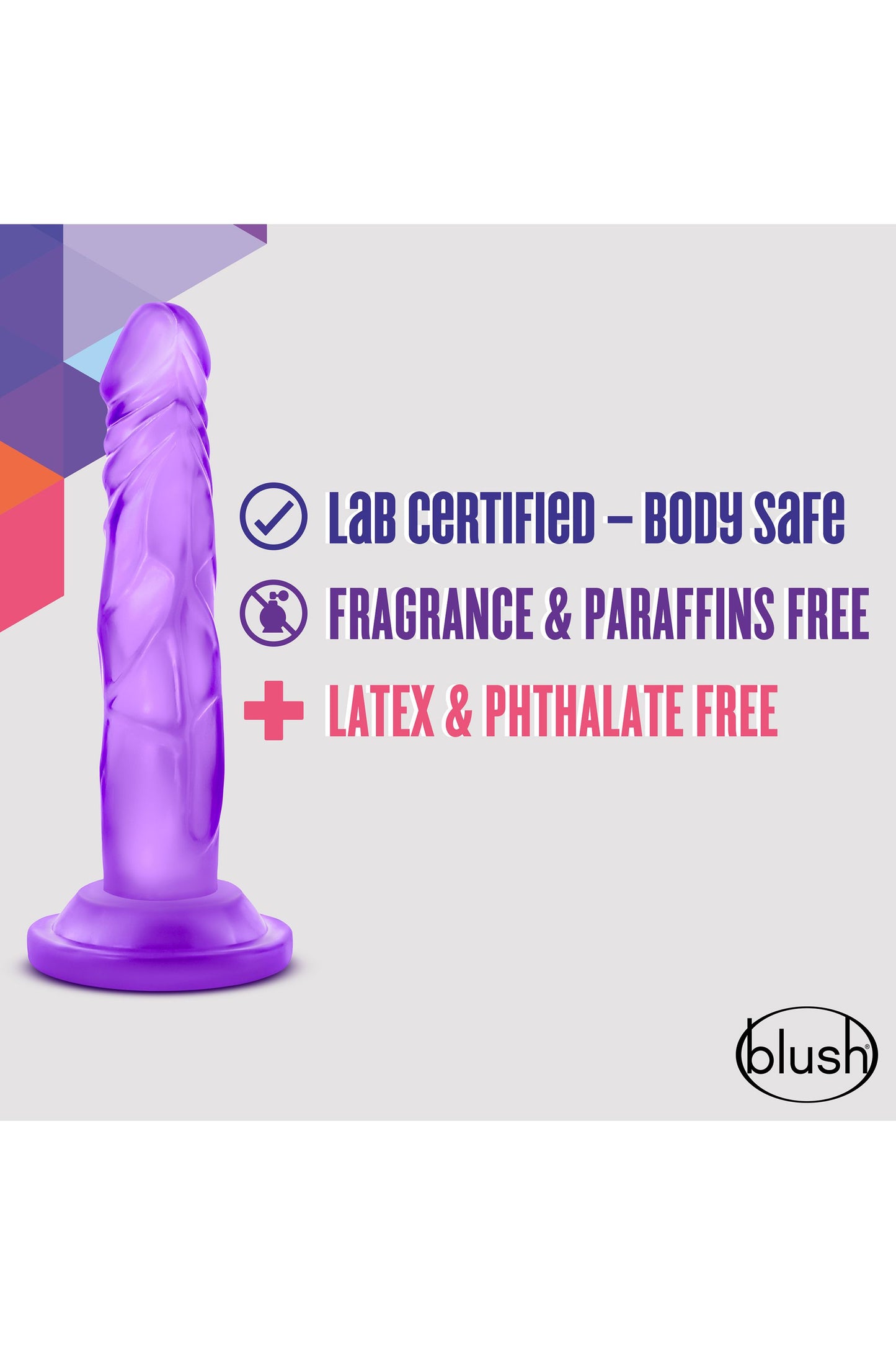 B Yours - Naturally Yours Mini Cock - Purple – Suction Cup Dildo