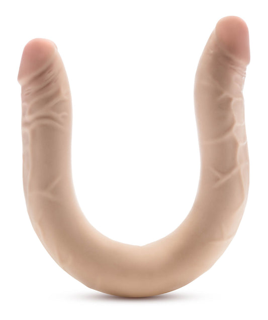 Dr Skin - Dr. Skin Plus 16.5” Posable Double Dong Beige – Double Ended Dildo