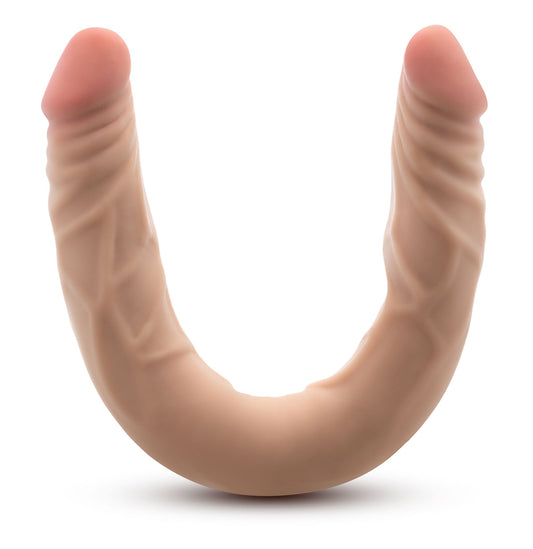 Dr. Skin - Plus 35.5 Cm Flexible Double Dildo - Beige